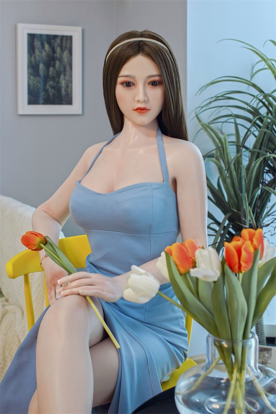 Picture of Aida - Japanese Style Big Boobs Gentle Realistic Silicone Sex Doll (5 Sizes)