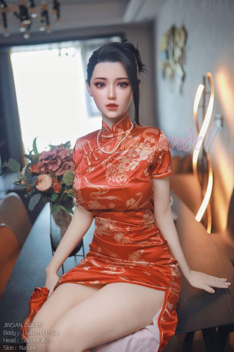 Picture of 164cm/5ft5 D-cup Silicone Head Sex Doll – June Nico