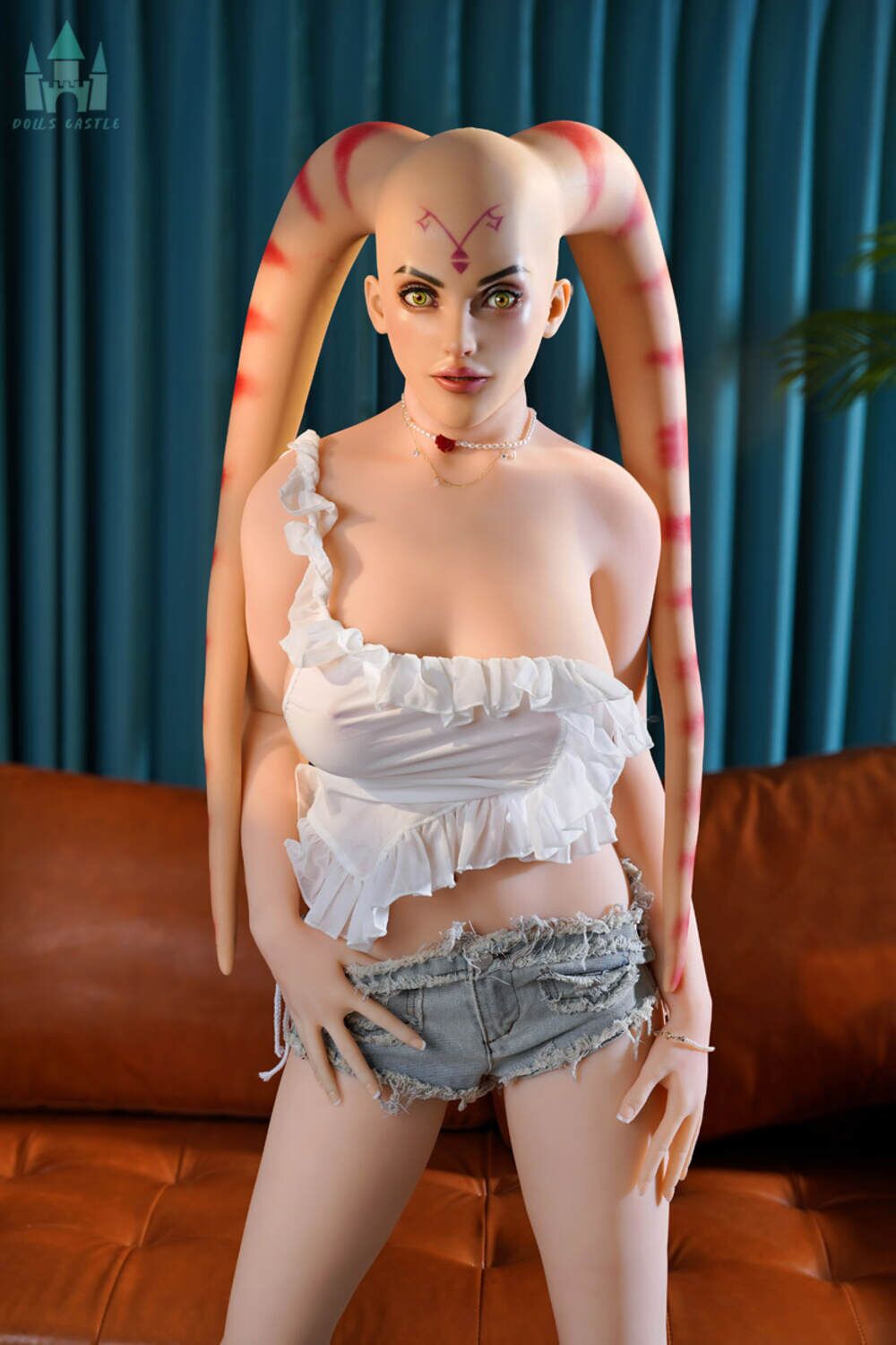 Picture of Dolls Castle | 165cm/5ft5 F-cup Silicone Head Sex Doll – Marry Frank