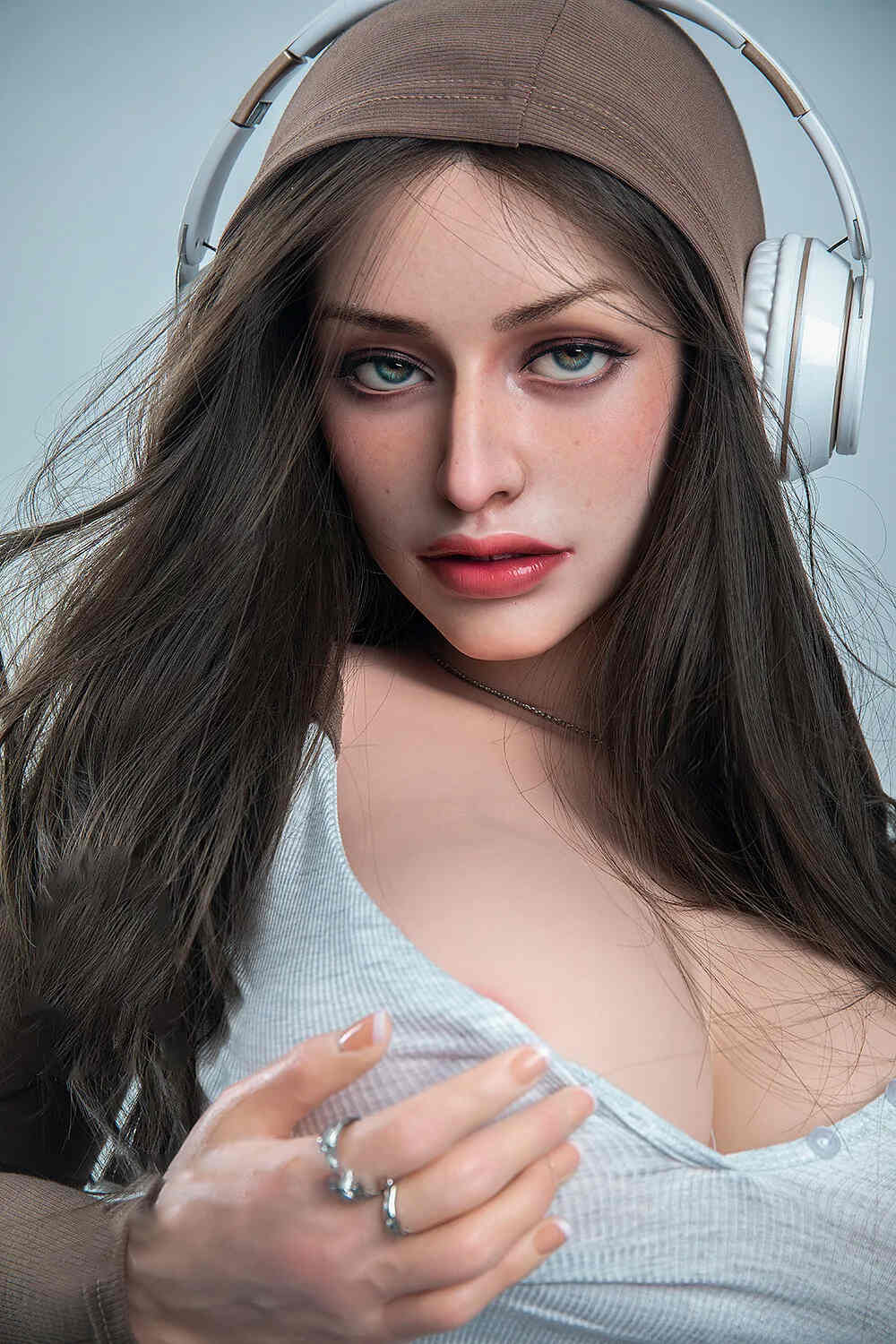 Picture of XY Doll | 162cm/5ft4 G-cup Silicone Head Sex Doll – Everleigh