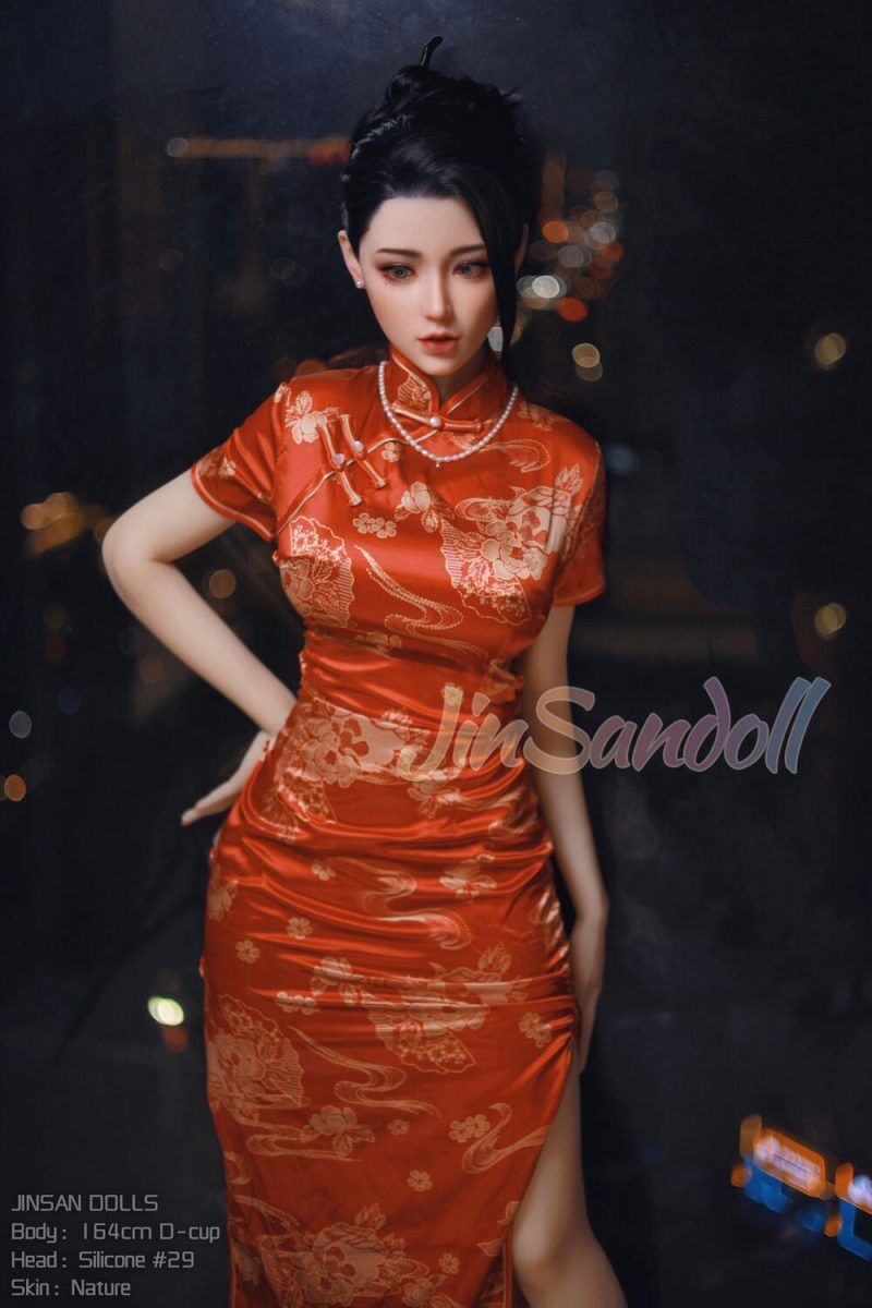 Picture of 164cm/5ft5 D-cup Silicone Head Sex Doll – June Nico