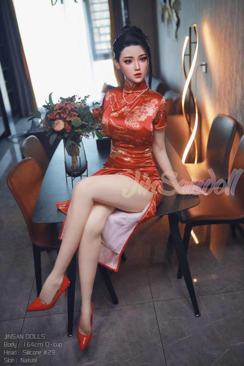 Picture of 164cm/5ft5 D-cup Silicone Head Sex Doll – June Nico