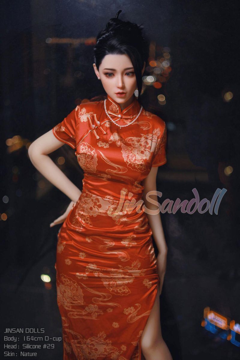 Picture of 164cm/5ft5 D-cup Silicone Head Sex Doll – June Nico