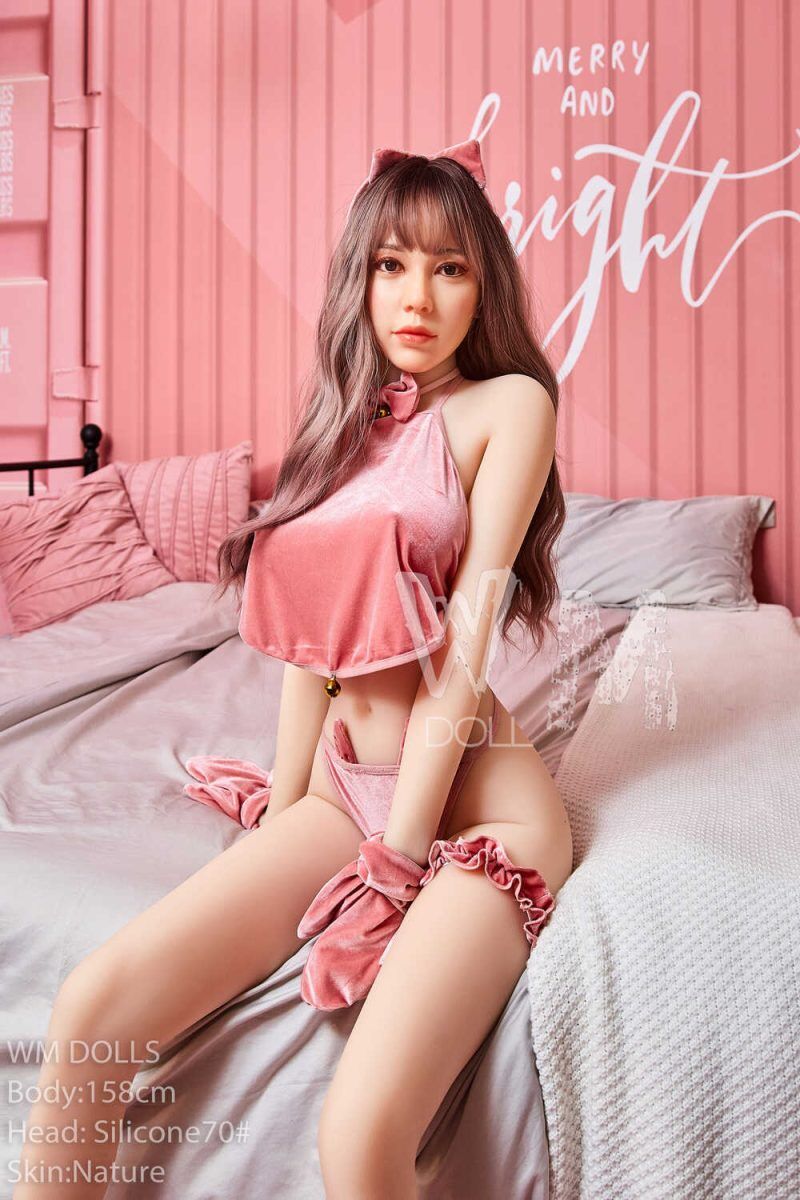 Picture of 158cm/5ft2 D-cup Silicone Head Sex Doll – Alessia