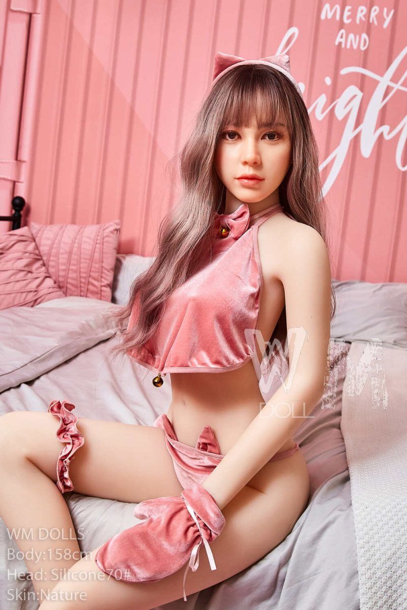 Picture of 158cm/5ft2 D-cup Silicone Head Sex Doll – Alessia