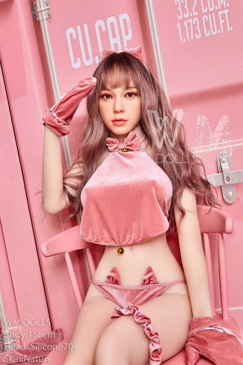 Picture of 158cm/5ft2 D-cup Silicone Head Sex Doll – Alessia