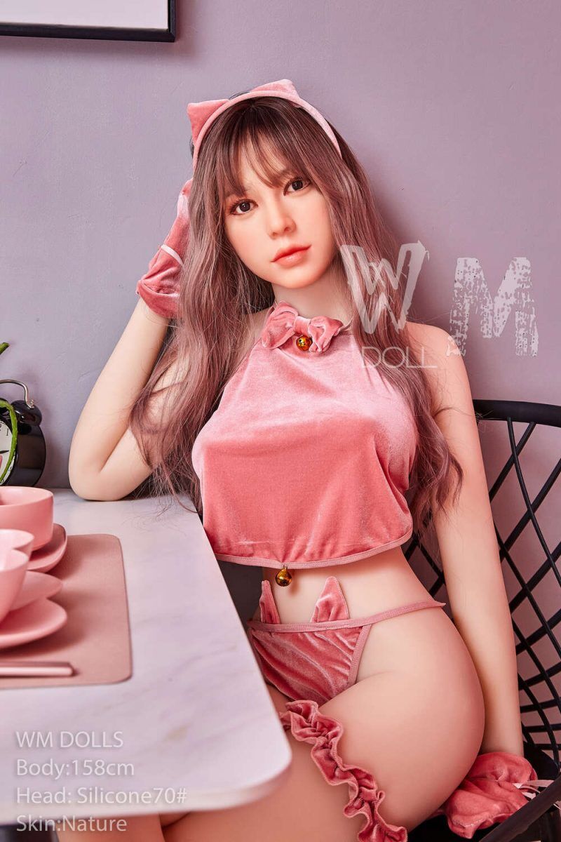 Picture of 158cm/5ft2 D-cup Silicone Head Sex Doll – Alessia