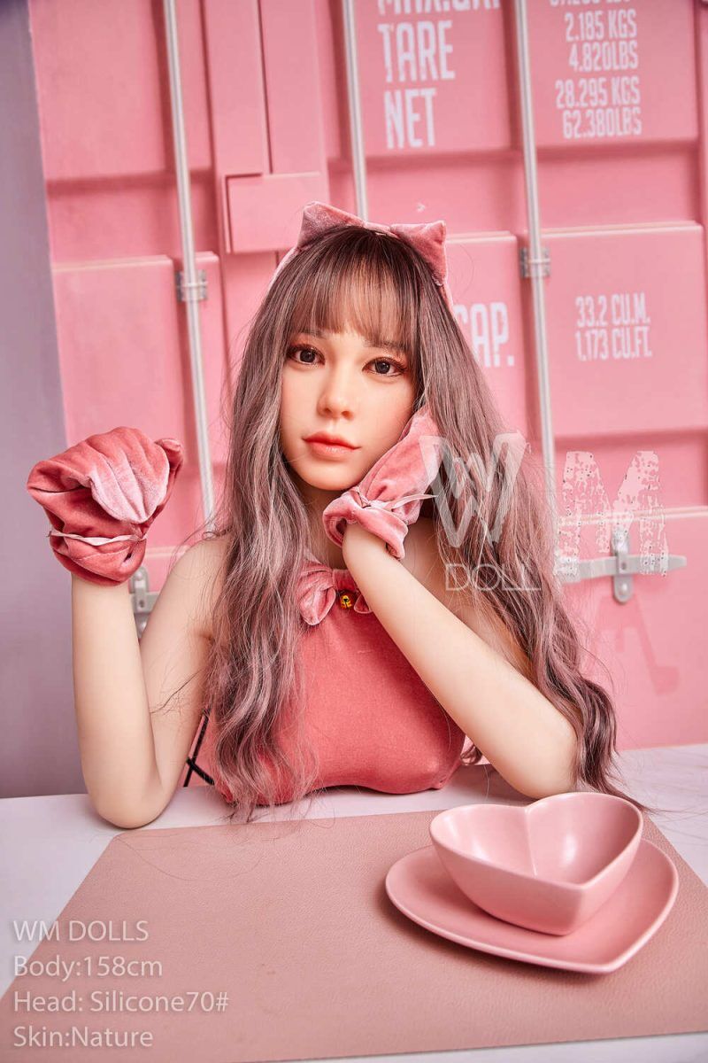 Picture of 158cm/5ft2 D-cup Silicone Head Sex Doll – Alessia