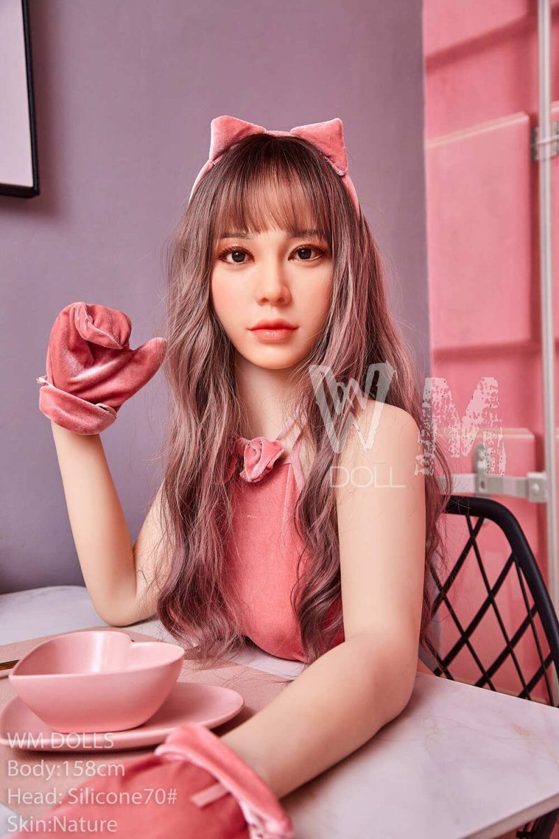Picture of 158cm/5ft2 D-cup Silicone Head Sex Doll – Alessia