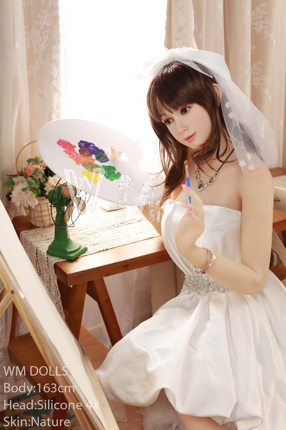 Picture of 163cm/5ft4 C-cup Silicone Head Sex Doll – Myrtille