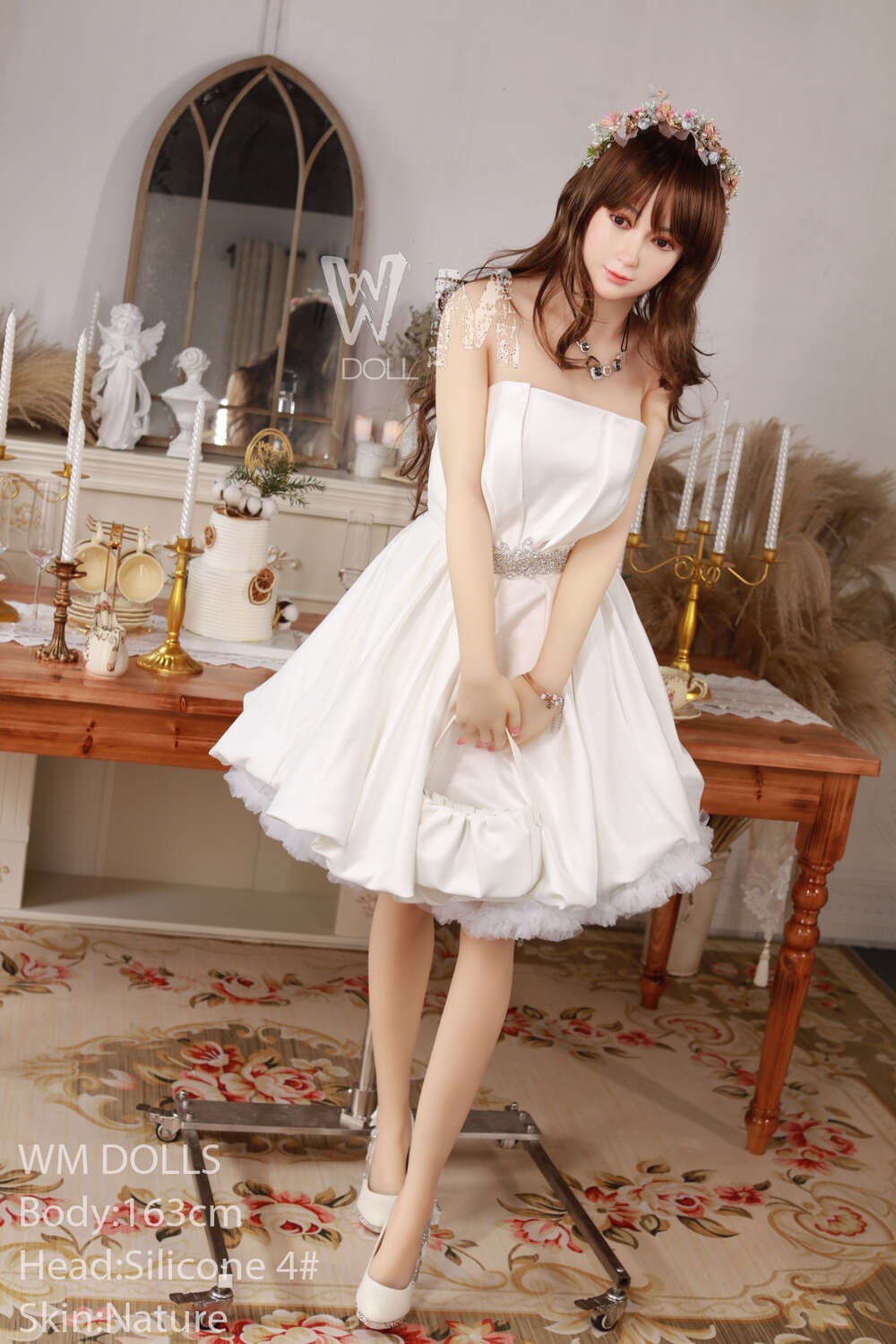 Picture of 163cm/5ft4 C-cup Silicone Head Sex Doll – Myrtille