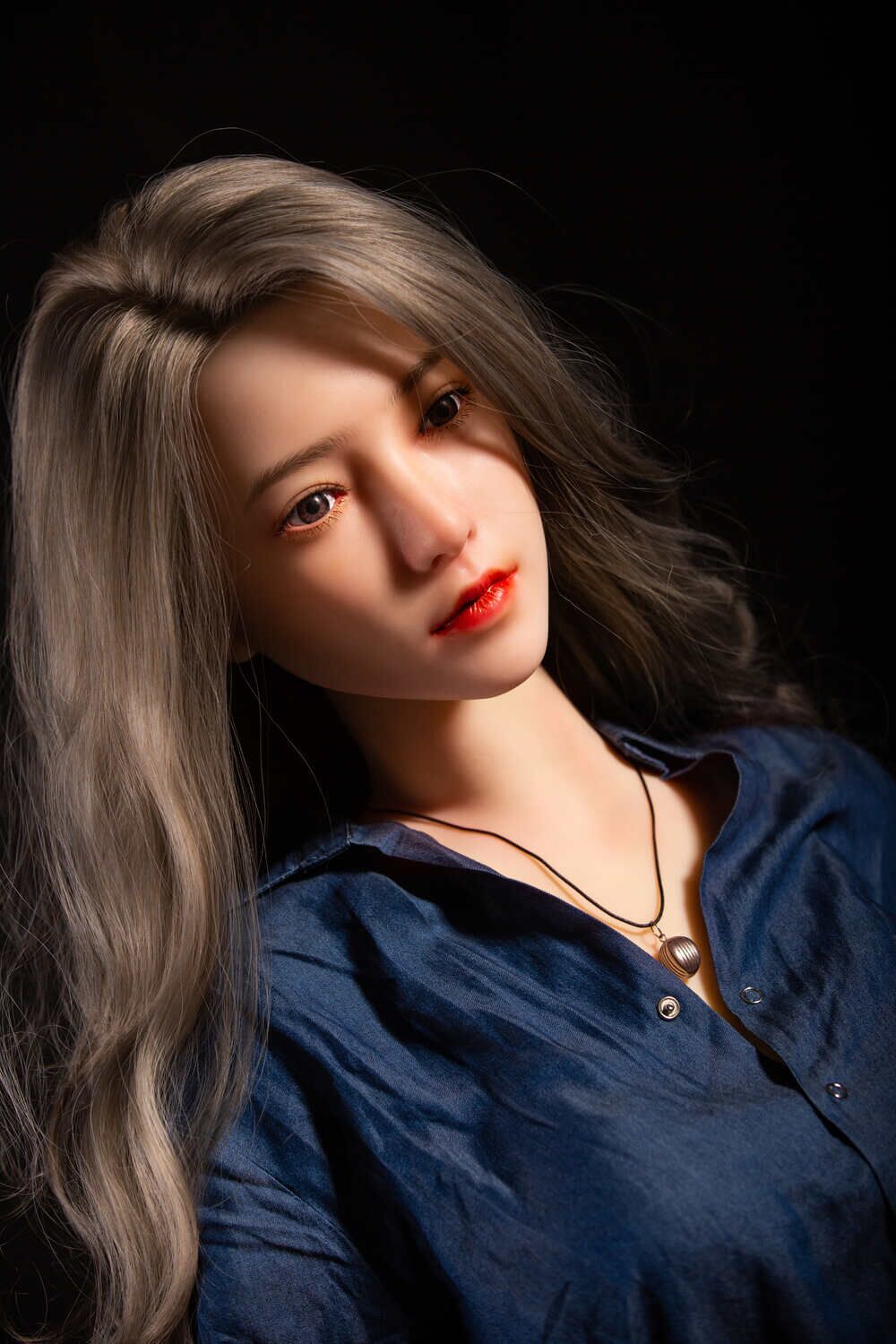 Picture of 170cm/5ft7 H-cup Silicone Head Hair Implants Sex Doll – Djamila