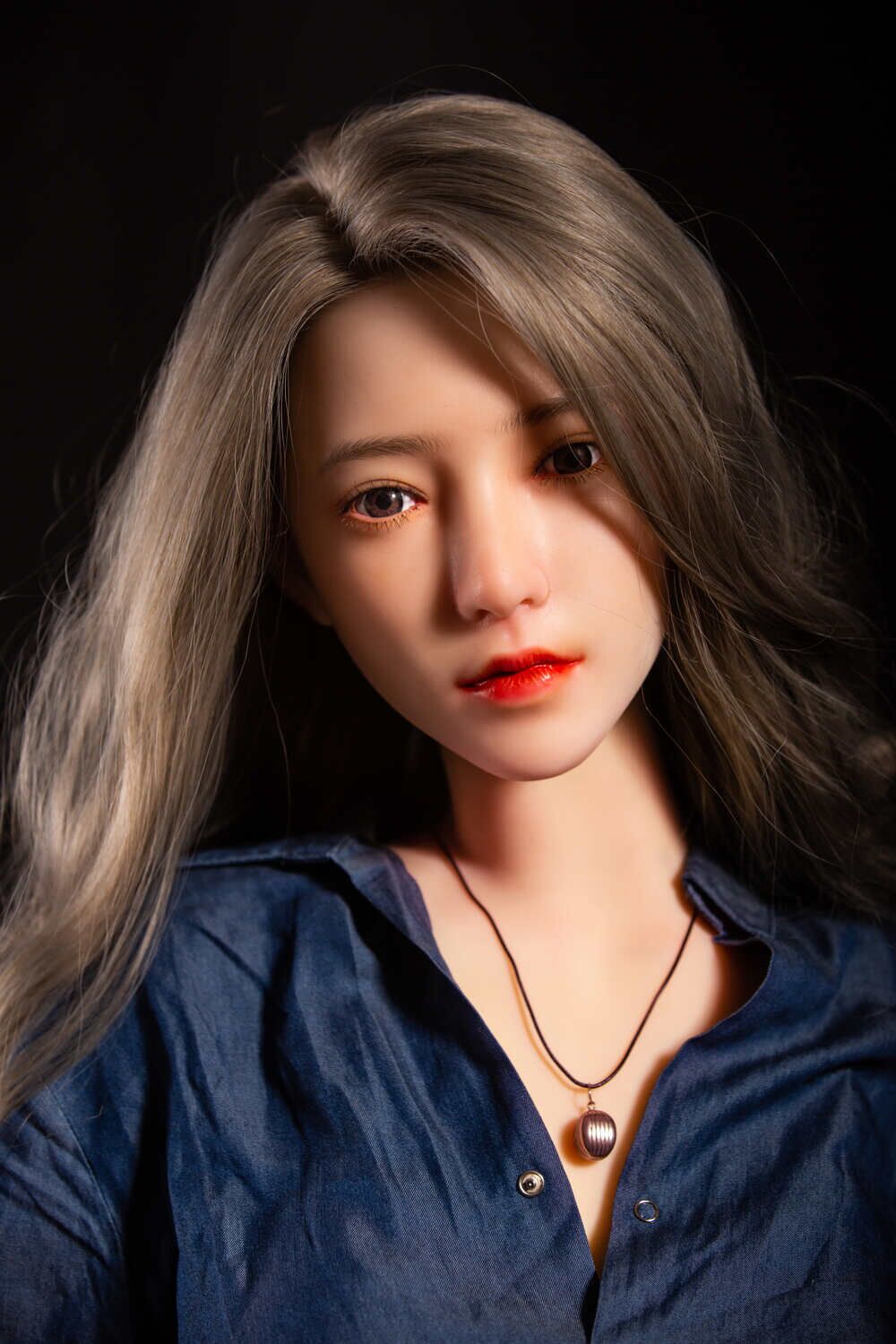 Picture of 170cm/5ft7 H-cup Silicone Head Hair Implants Sex Doll – Djamila
