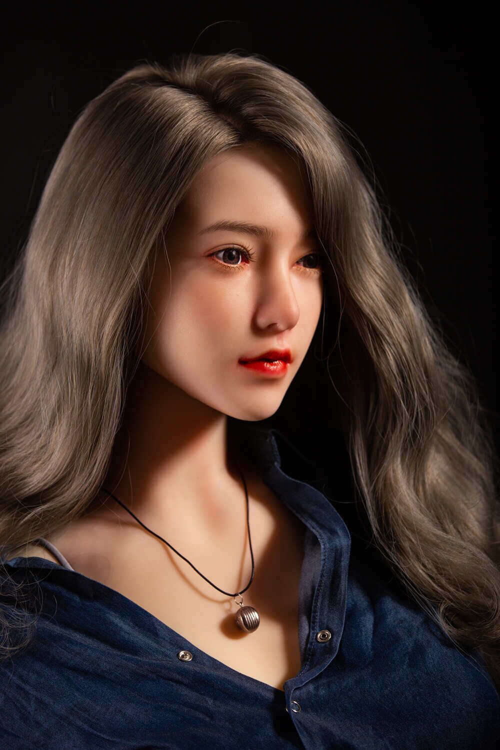 Picture of 170cm/5ft7 H-cup Silicone Head Hair Implants Sex Doll – Djamila