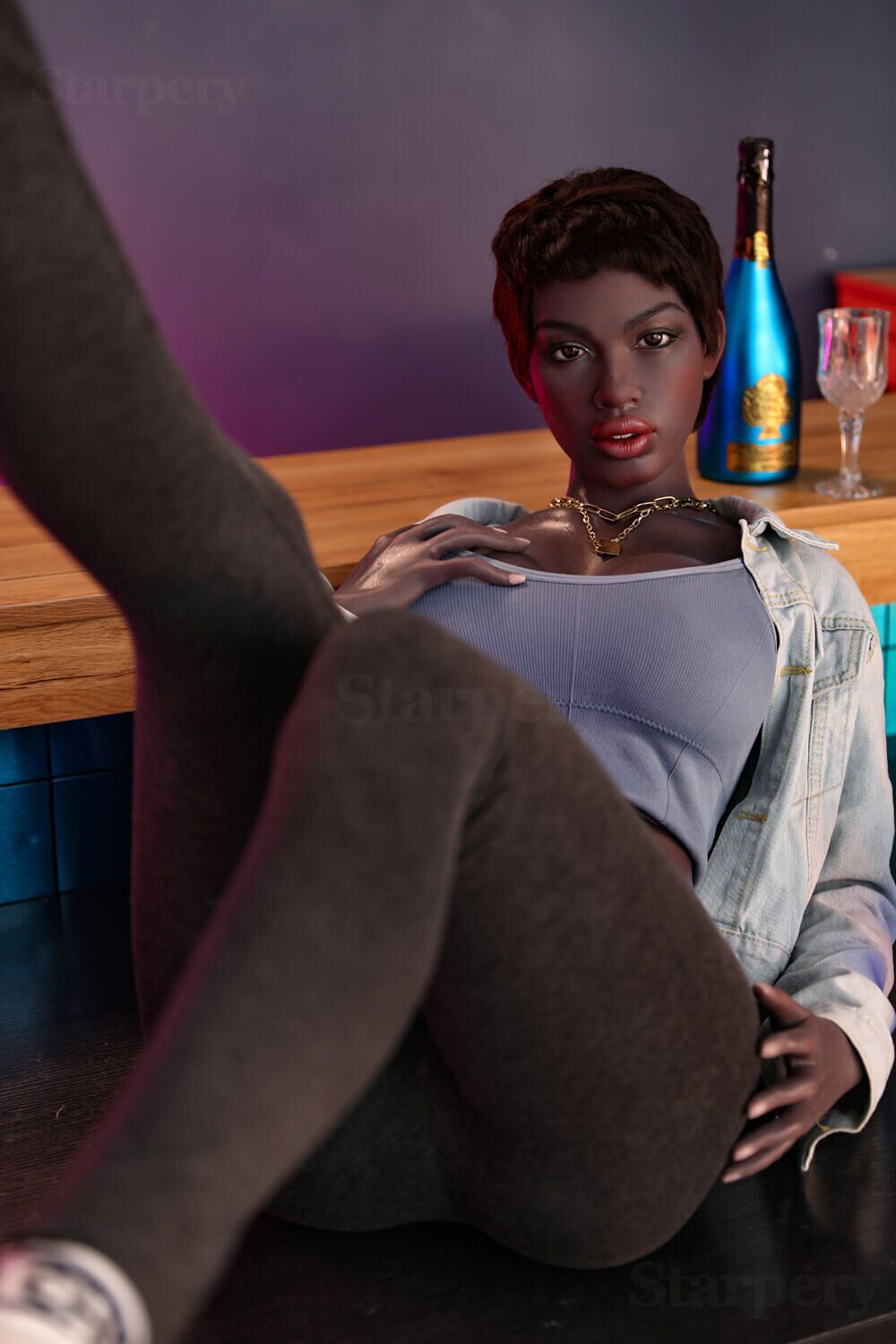Picture of Starpery Dolls | 174cm/5ft8 G-cup Silicone Head Sex Doll – Keisha