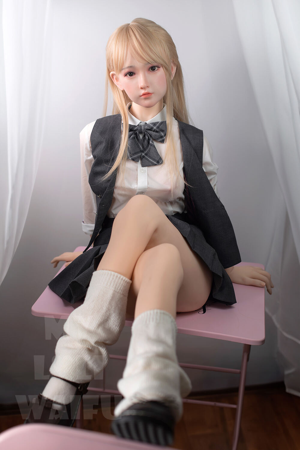 Picture of 150cm/4ft11 C-cup Silicone Head Sex Doll – Haruki