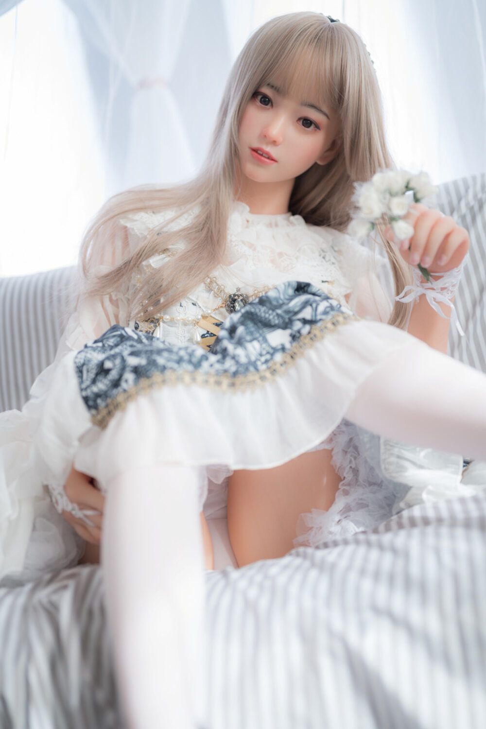 Picture of 150cm/4ft11 D-cup Silicone Head Sex Doll – Mia
