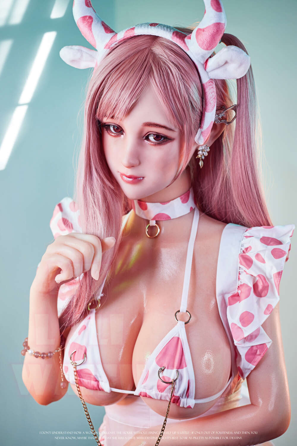 Picture of 150cm/4ft11 D-cup Silicone Head Sex Doll – W1
