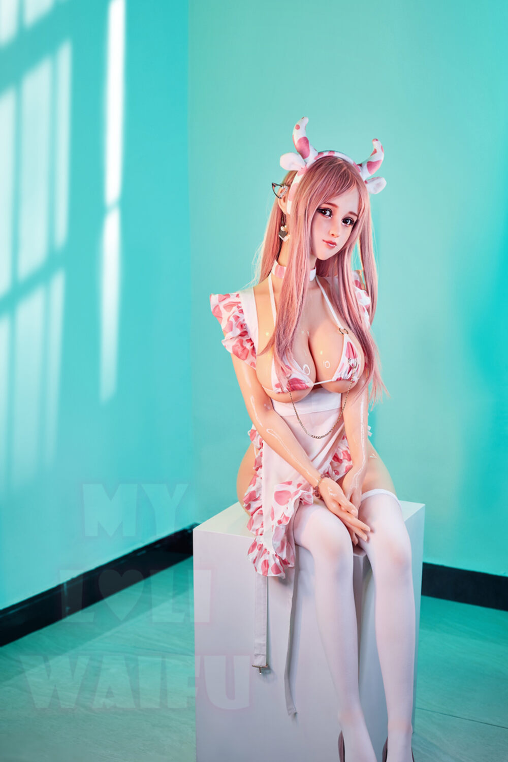 Picture of 150cm/4ft11 D-cup Silicone Head Sex Doll – W1