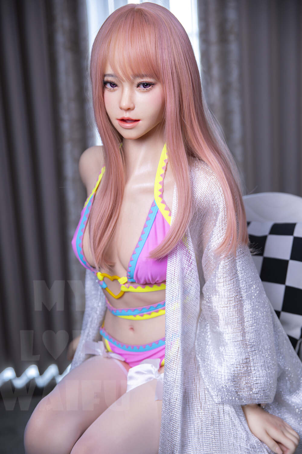 Picture of 148cm/4ft10 B-cup Silicone Head Sex Doll – Mia