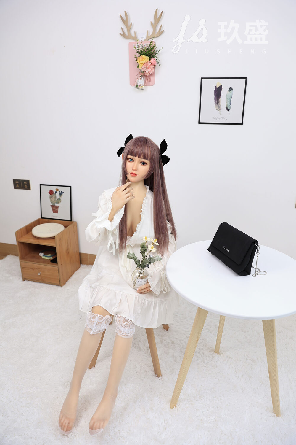 Picture of Jiusheng Doll | 150cm/4ft11 D-cup Silicone Head Sex Doll – Shirley