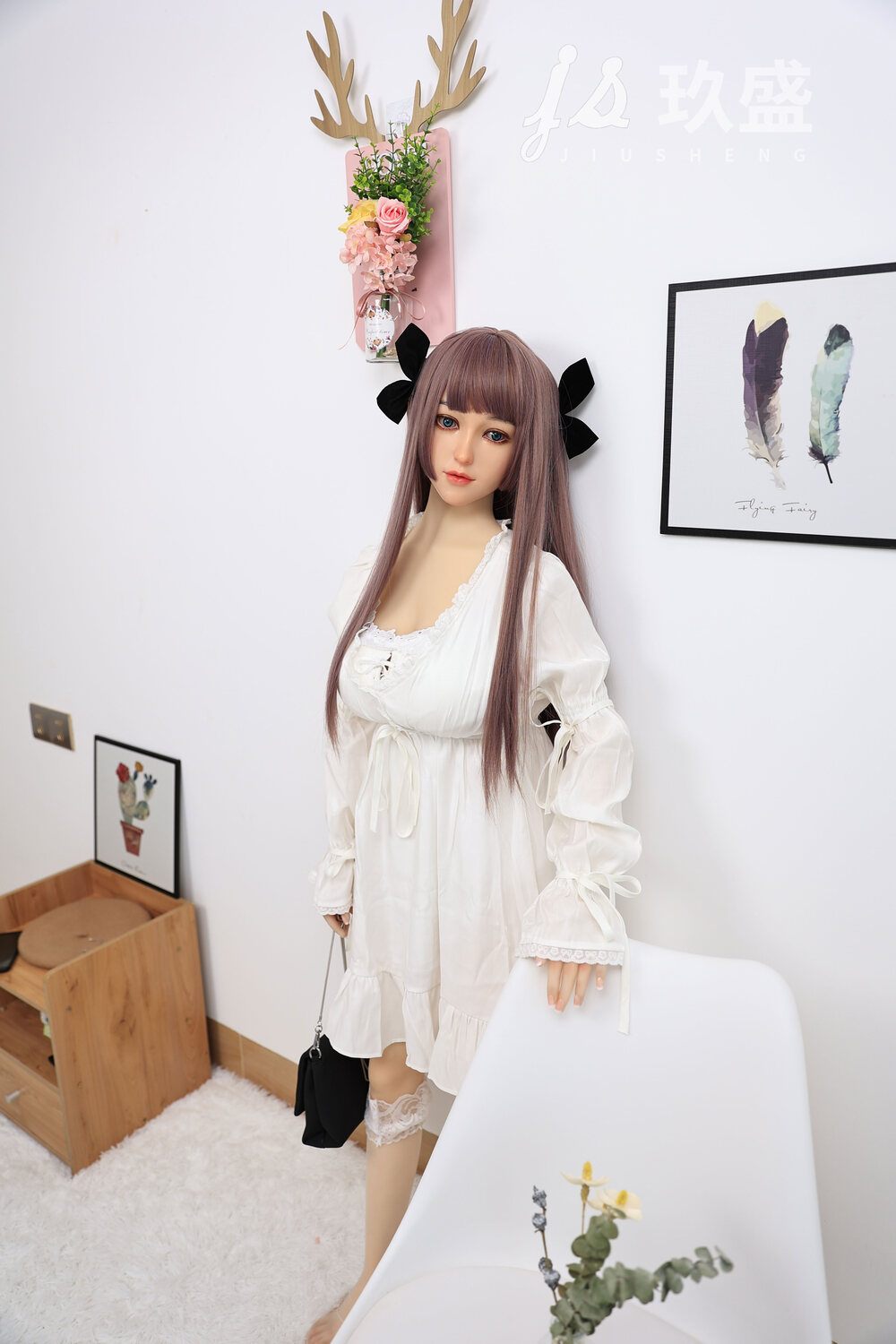Picture of Jiusheng Doll | 150cm/4ft11 D-cup Silicone Head Sex Doll – Shirley