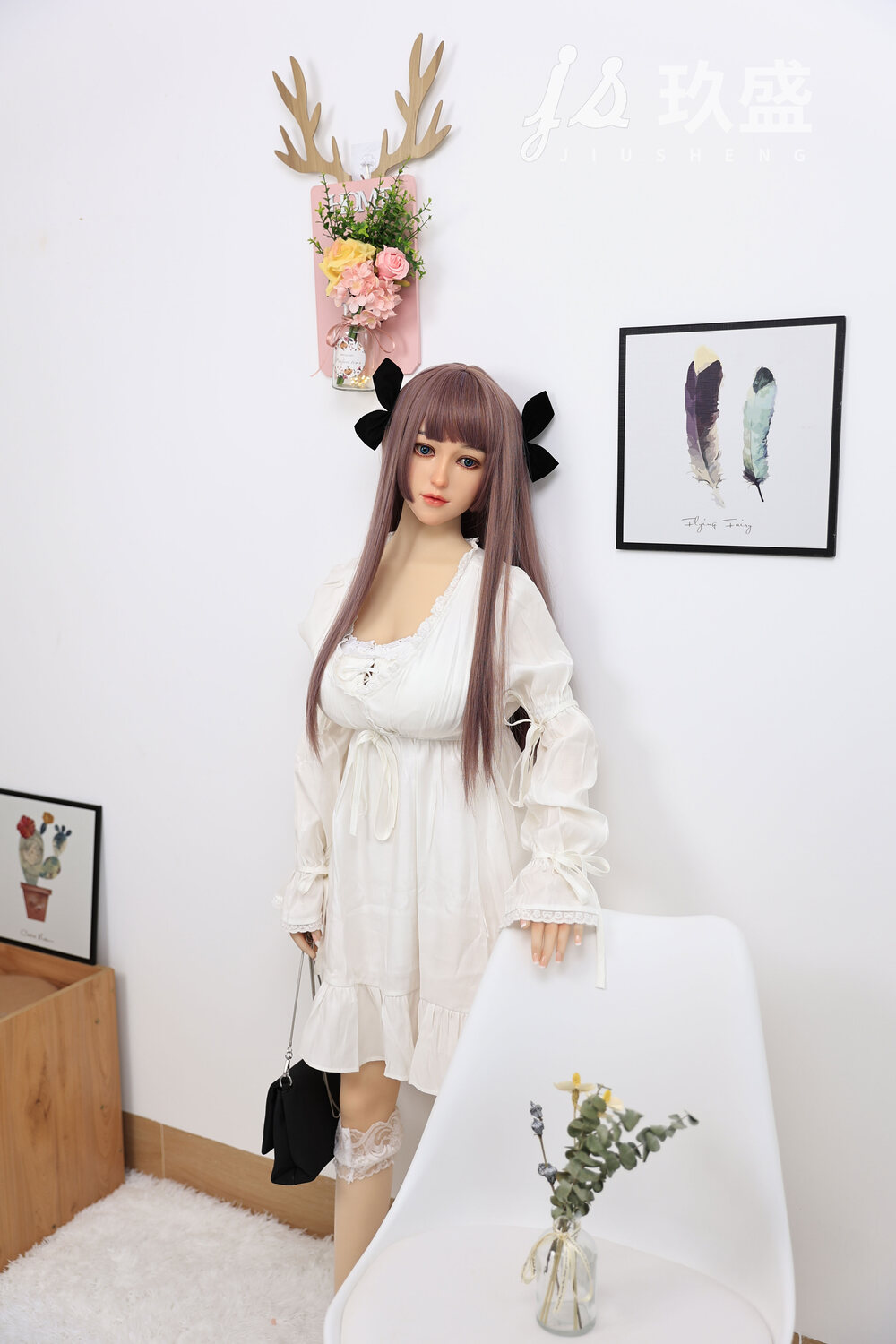 Picture of Jiusheng Doll | 150cm/4ft11 D-cup Silicone Head Sex Doll – Shirley