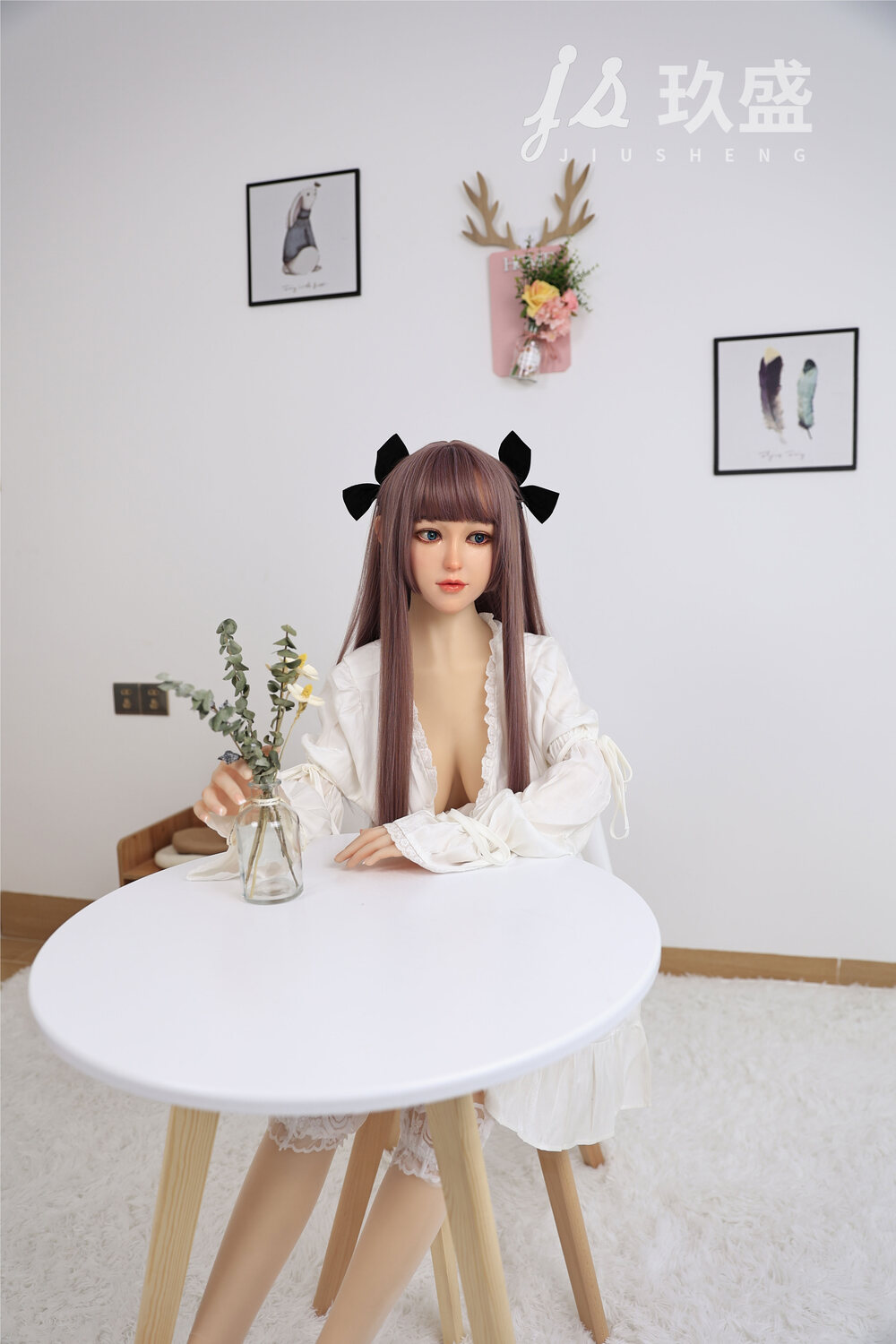 Picture of Jiusheng Doll | 150cm/4ft11 D-cup Silicone Head Sex Doll – Shirley