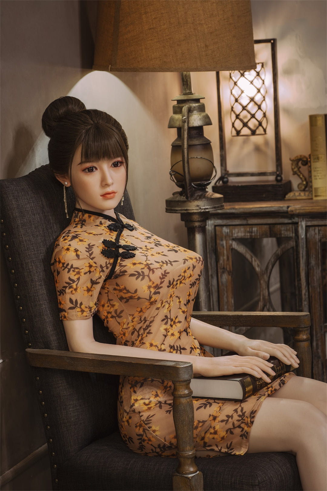 Picture of Ahlam - Chinese Style Big Boobs Gentle Realistic Silicone Sex Doll (5 Sizes)