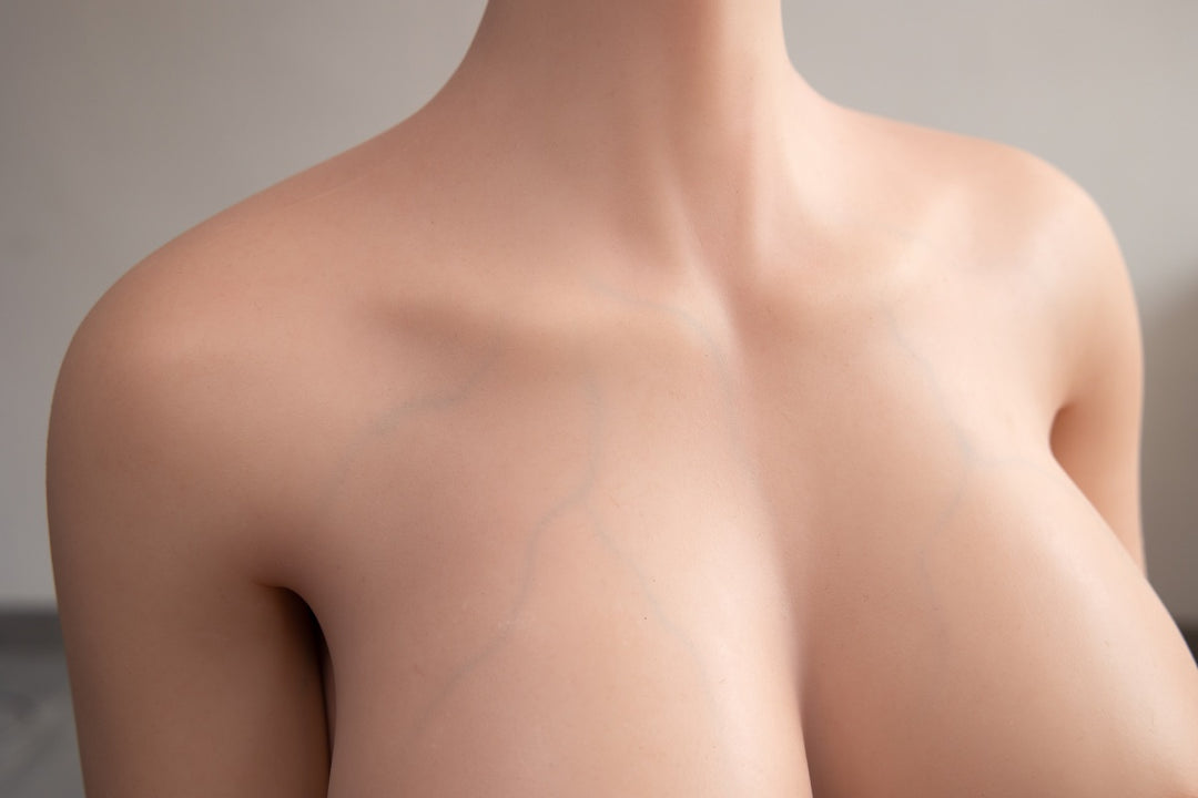 Picture of Cyan - Big Boobs Sexy Realistic Silicone Sex Doll With Blonde Hair (5 Sizes)