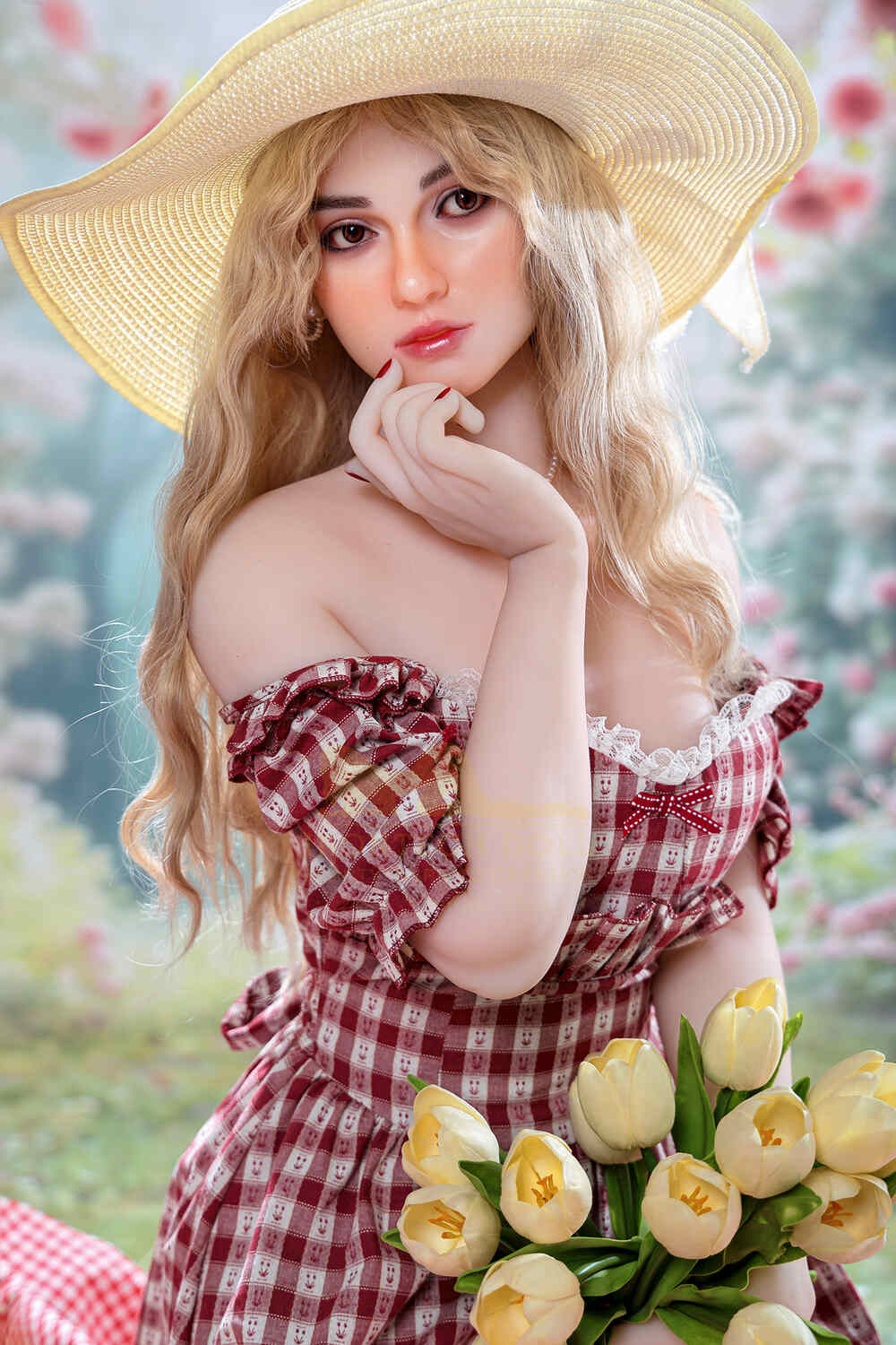 Picture of Irontech Silicone Doll 162cm/5ft4 A-cup Silicone Head Sex Doll – Tina