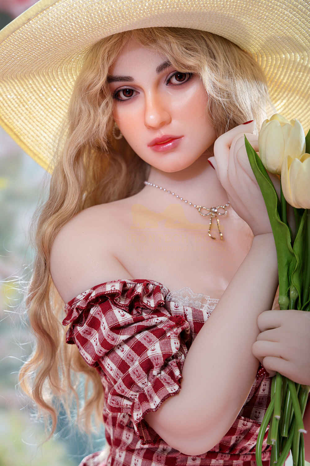 Picture of Irontech Silicone Doll 162cm/5ft4 A-cup Silicone Head Sex Doll – Tina