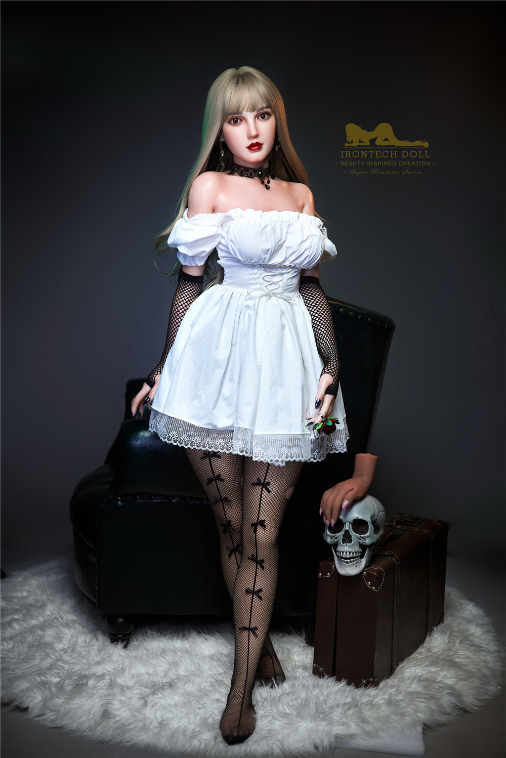 Picture of Irontech Silicone Doll Cherry S9: Irontech White Sex Doll(Full Silicone)