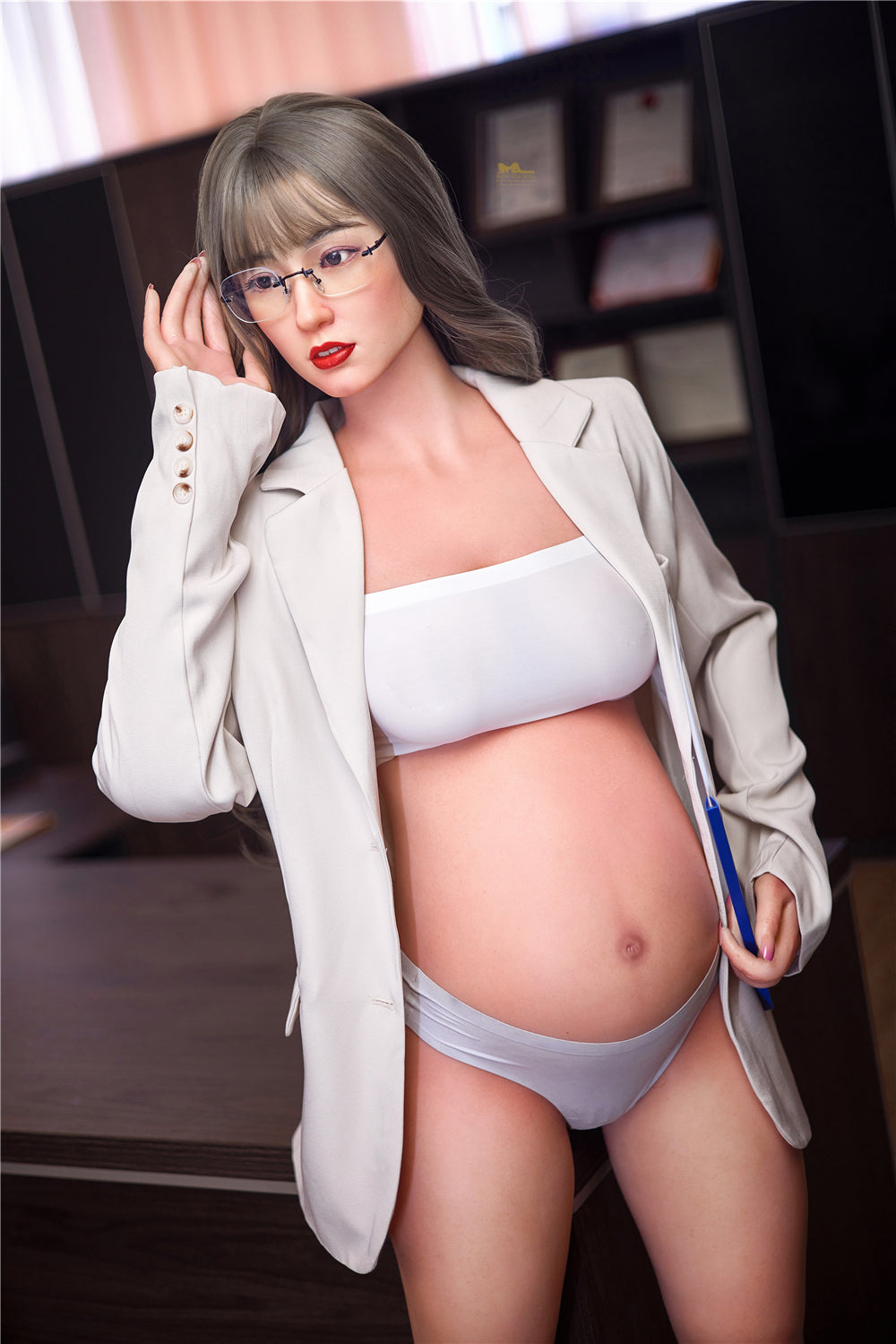 Picture of Irontech Silicone Doll Betty S7: Irontech Pregnant Asian Sex Doll（Full Silicone）