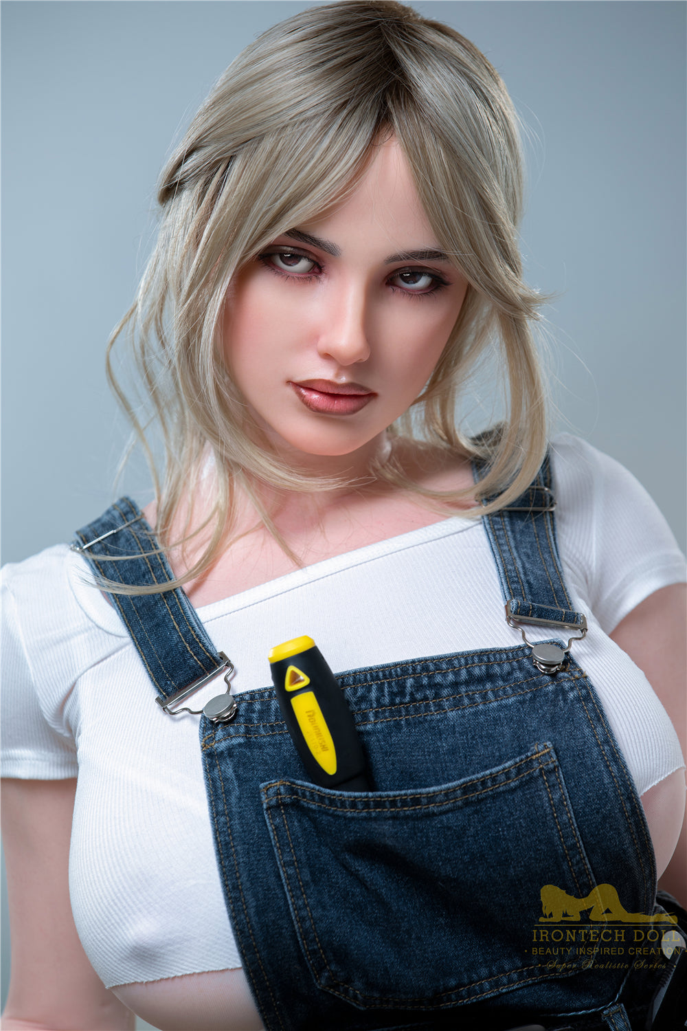 Picture of Irontech Silicone Dolls Luna S17(ROS Available): Irontech White Sex Doll (Full Silicone)