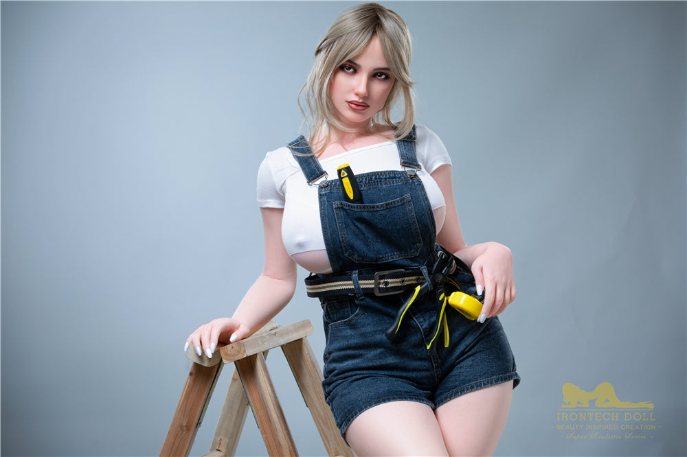 Picture of Irontech Silicone Dolls Luna S17(ROS Available): Irontech White Sex Doll (Full Silicone)