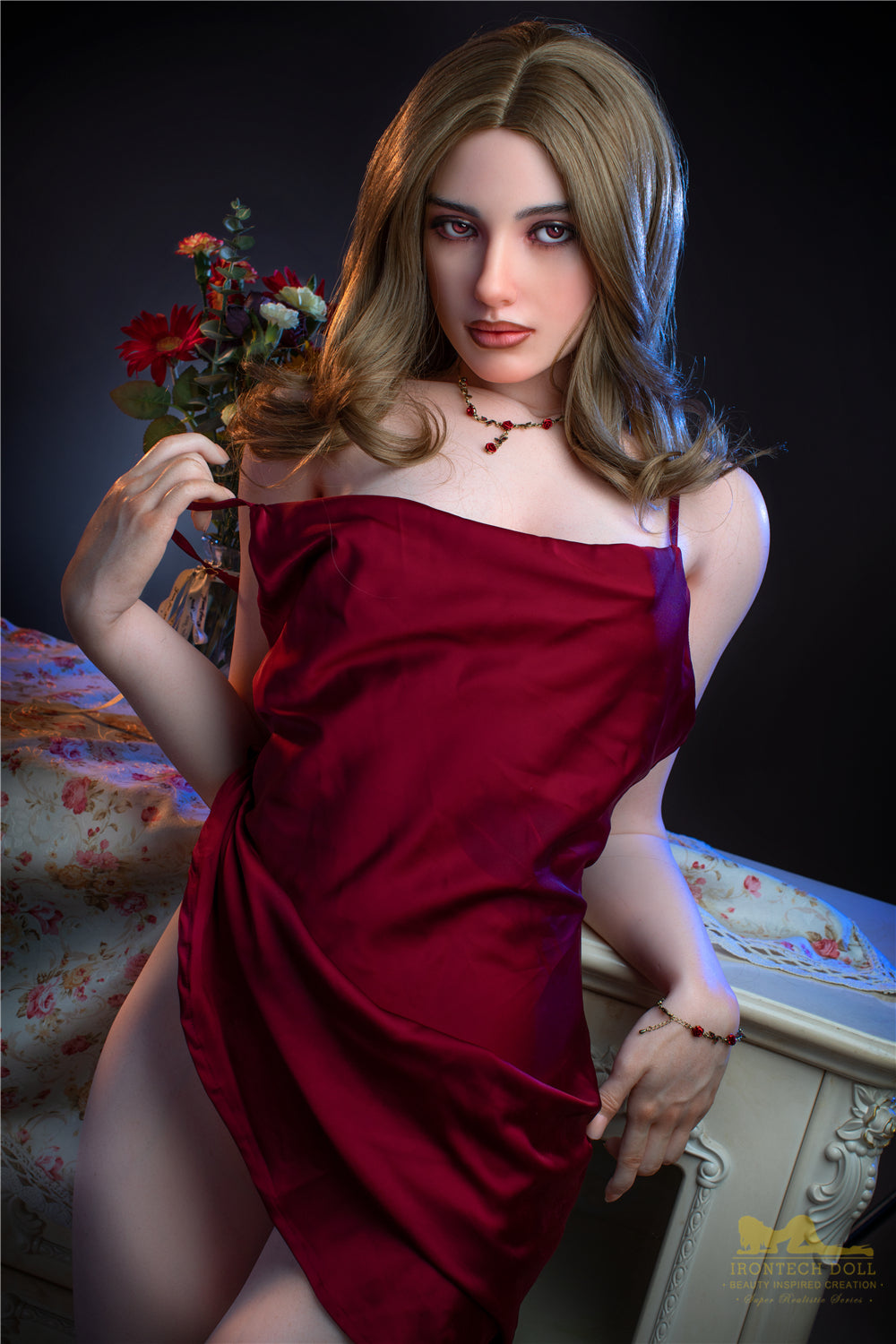 Picture of Irontech Silicone Doll Luna S17(ROS Available): Irontech White Sex Doll (Full Silicone)
