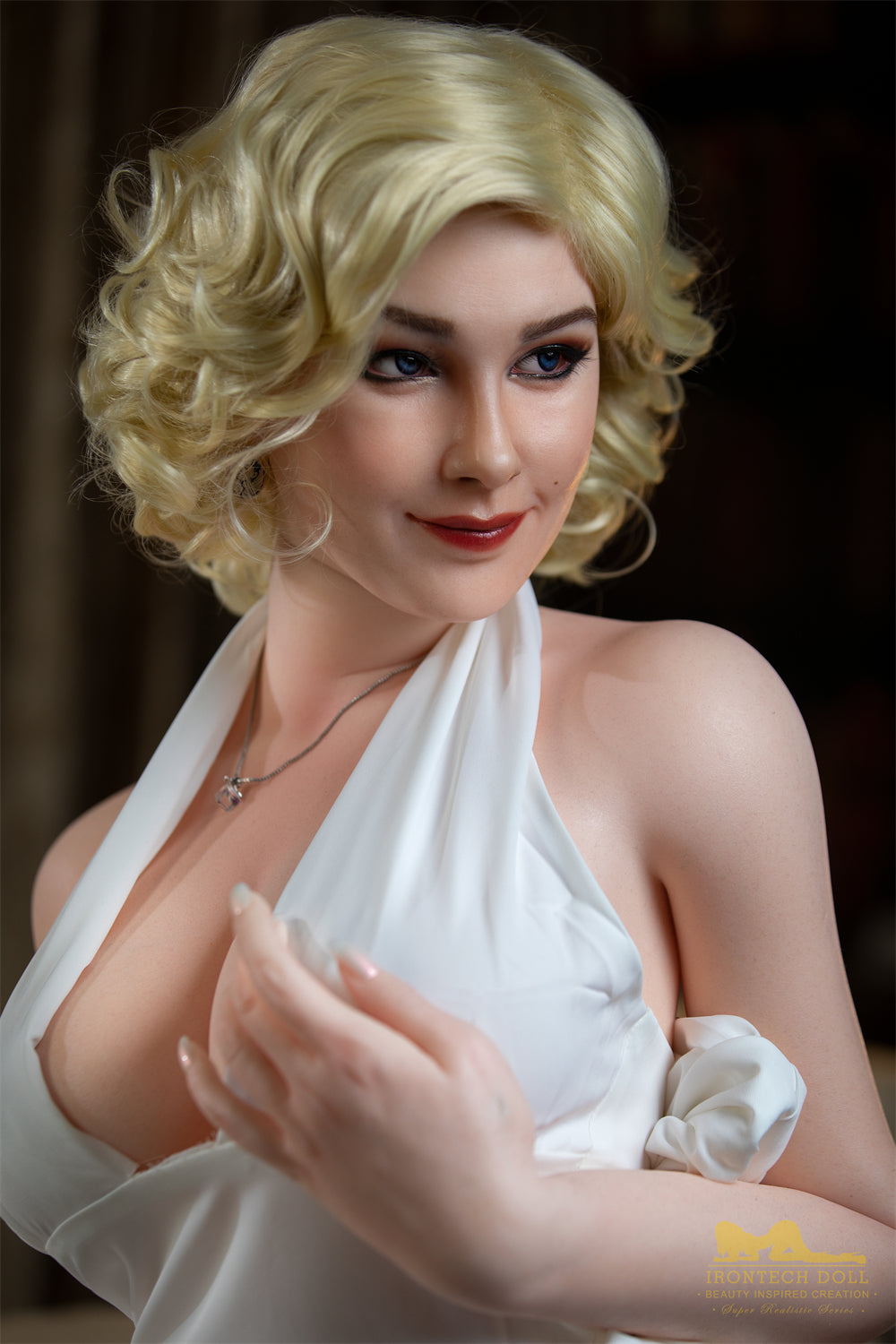 Picture of Irontech Silicone Doll Carmel S12: Irontech White Sex Doll (Full Silicone)
