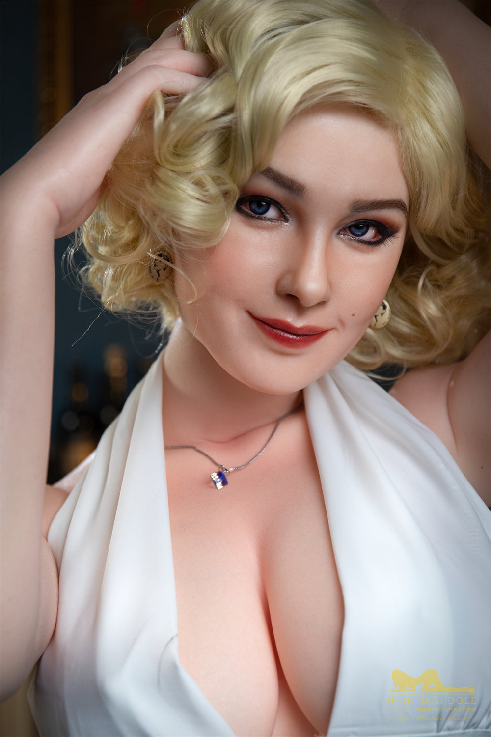 Picture of Irontech Silicone Doll Carmel S12: Irontech White Sex Doll (Full Silicone)