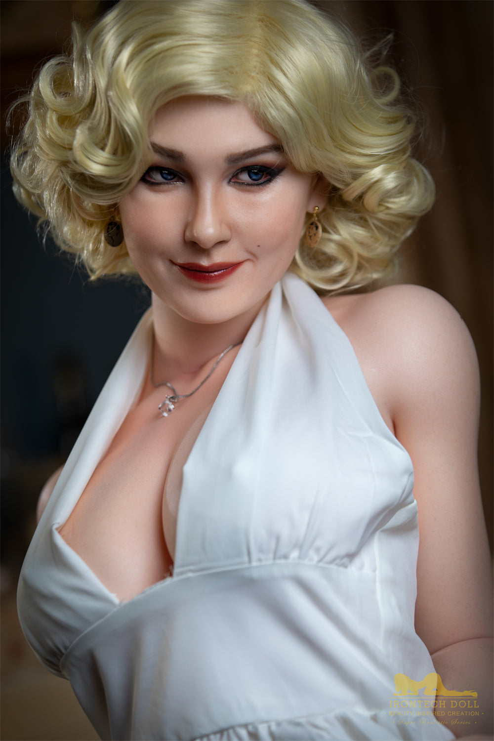 Picture of Irontech Silicone Doll Carmel S12: Irontech White Sex Doll (Full Silicone)