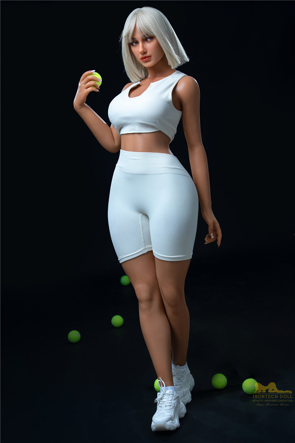 Picture of Irontech Silicone Doll Luna S17(ROS Available): Irontech White Sex Doll (Full Silicone)