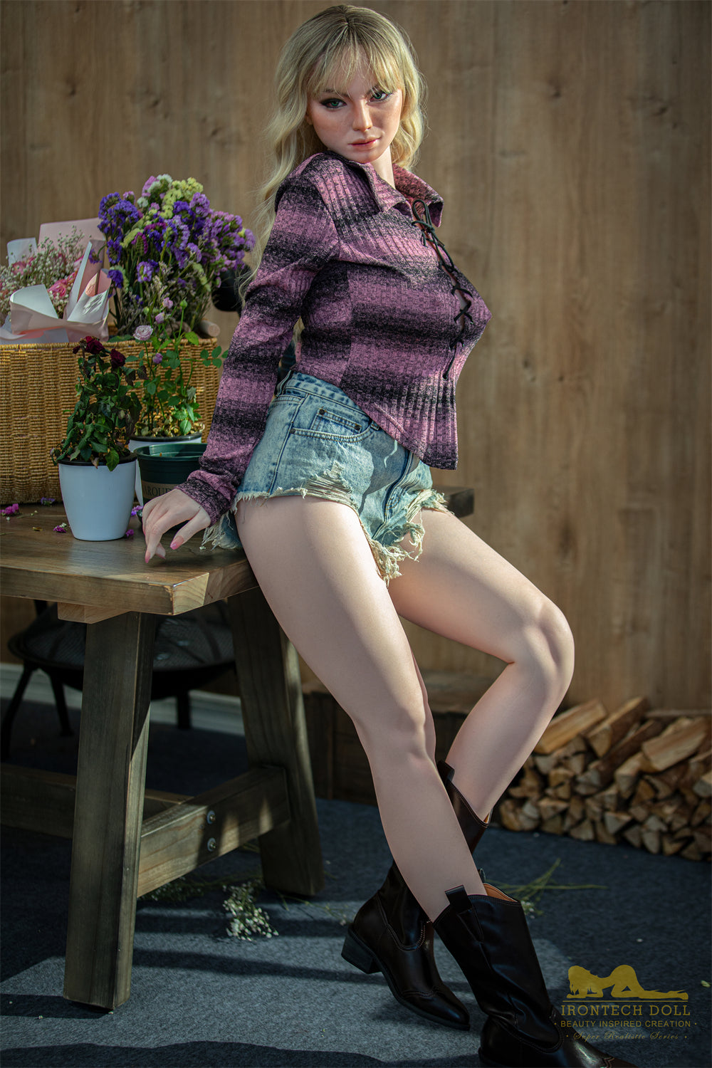 Picture of Irontech Silicone Doll Maria S22: Irontech White Sex Doll (Full Silicone)