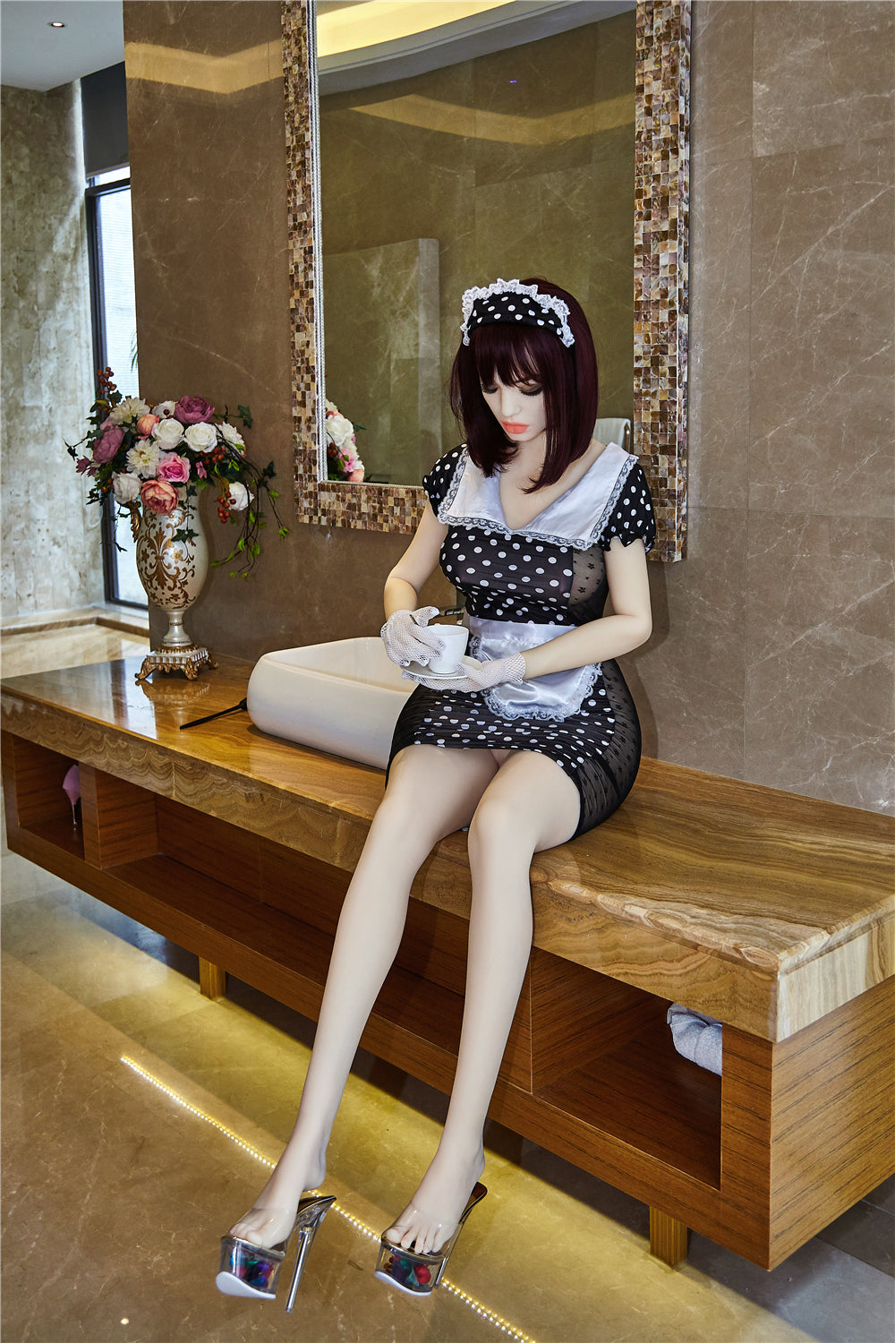 Picture of Irontech Tpe Doll Aurora: Irontech White Sex Doll