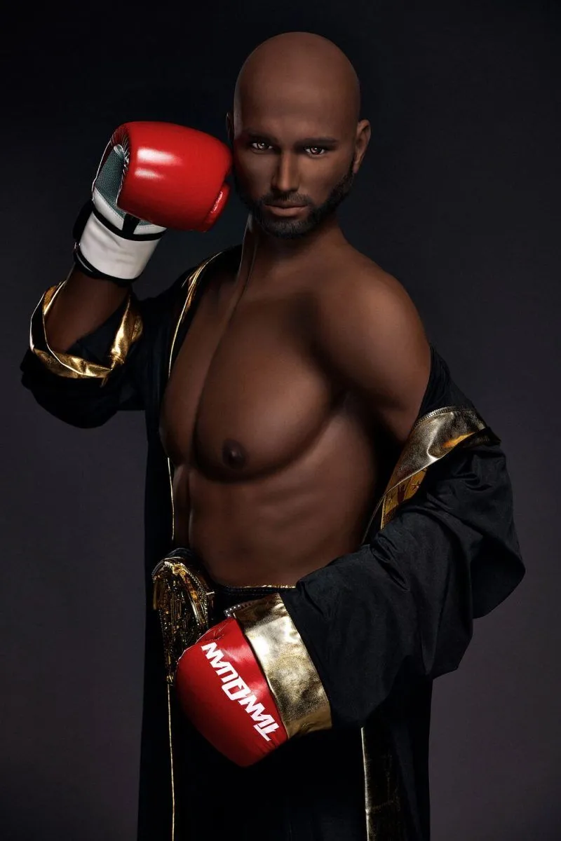 Picture of Irontech Male Doll 175cm/5ft9 Male TPE Sex Doll – Kevin (Black Skin)