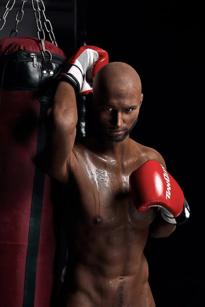 Picture of Irontech Male Doll 175cm/5ft9 Male TPE Sex Doll – Kevin (Black Skin)