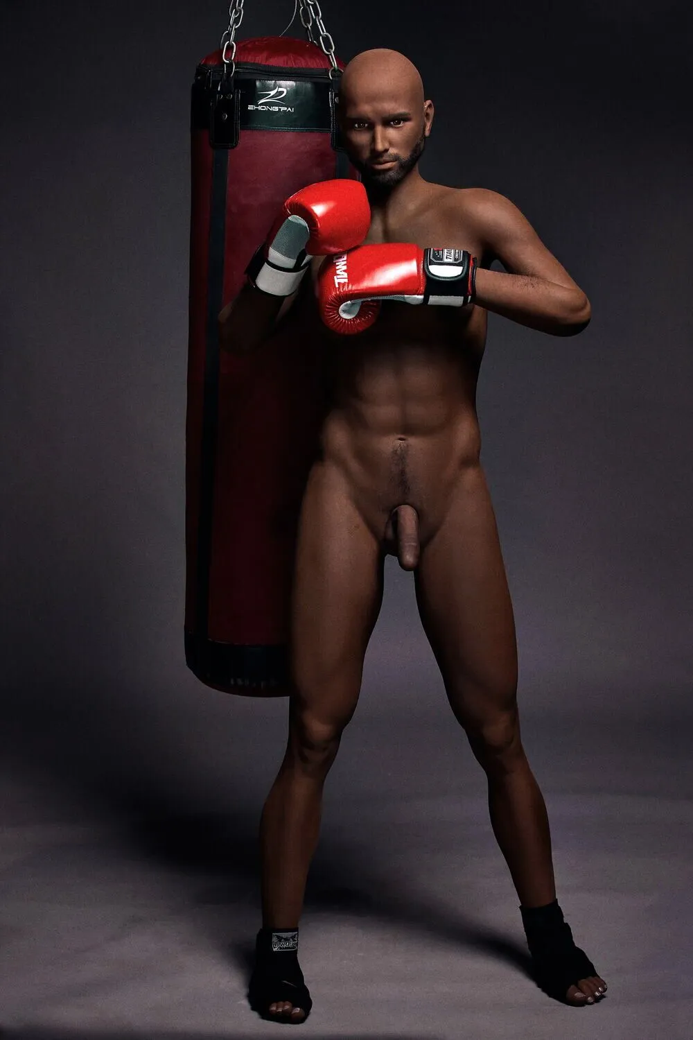 Picture of Irontech Male Doll 175cm/5ft9 Male TPE Sex Doll – Kevin (Black Skin)