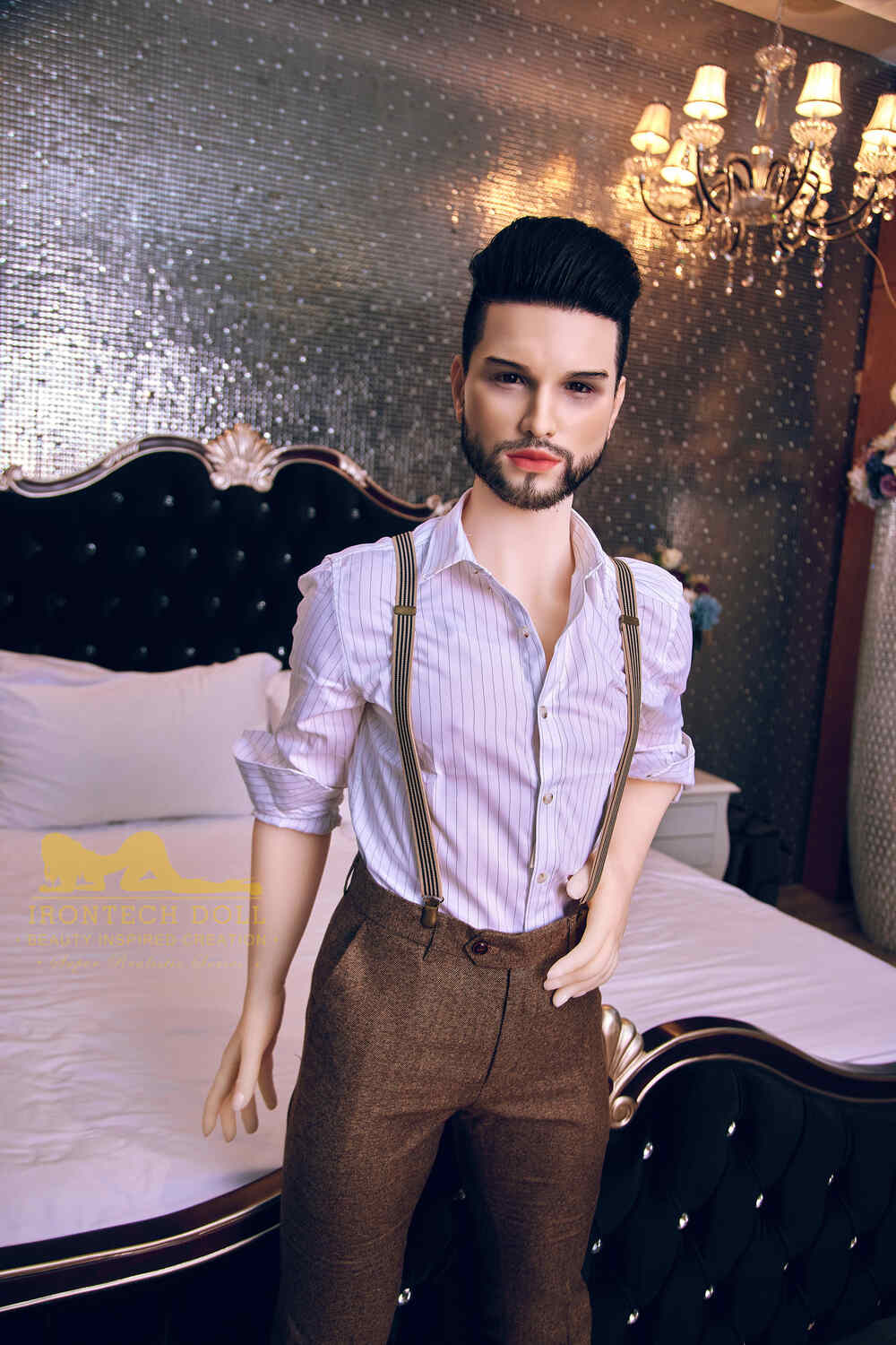 Picture of Irontech Male Doll 162cm/5ft4 Male Silicone Head Sex Doll – Kevin (White Skin)