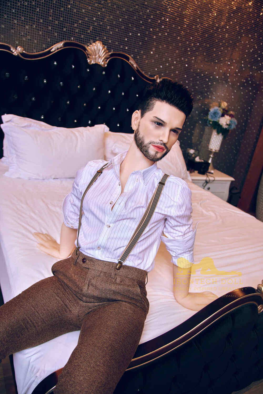 Picture of Irontech Male Doll 162cm/5ft4 Male Silicone Head Sex Doll – Kevin (White Skin)
