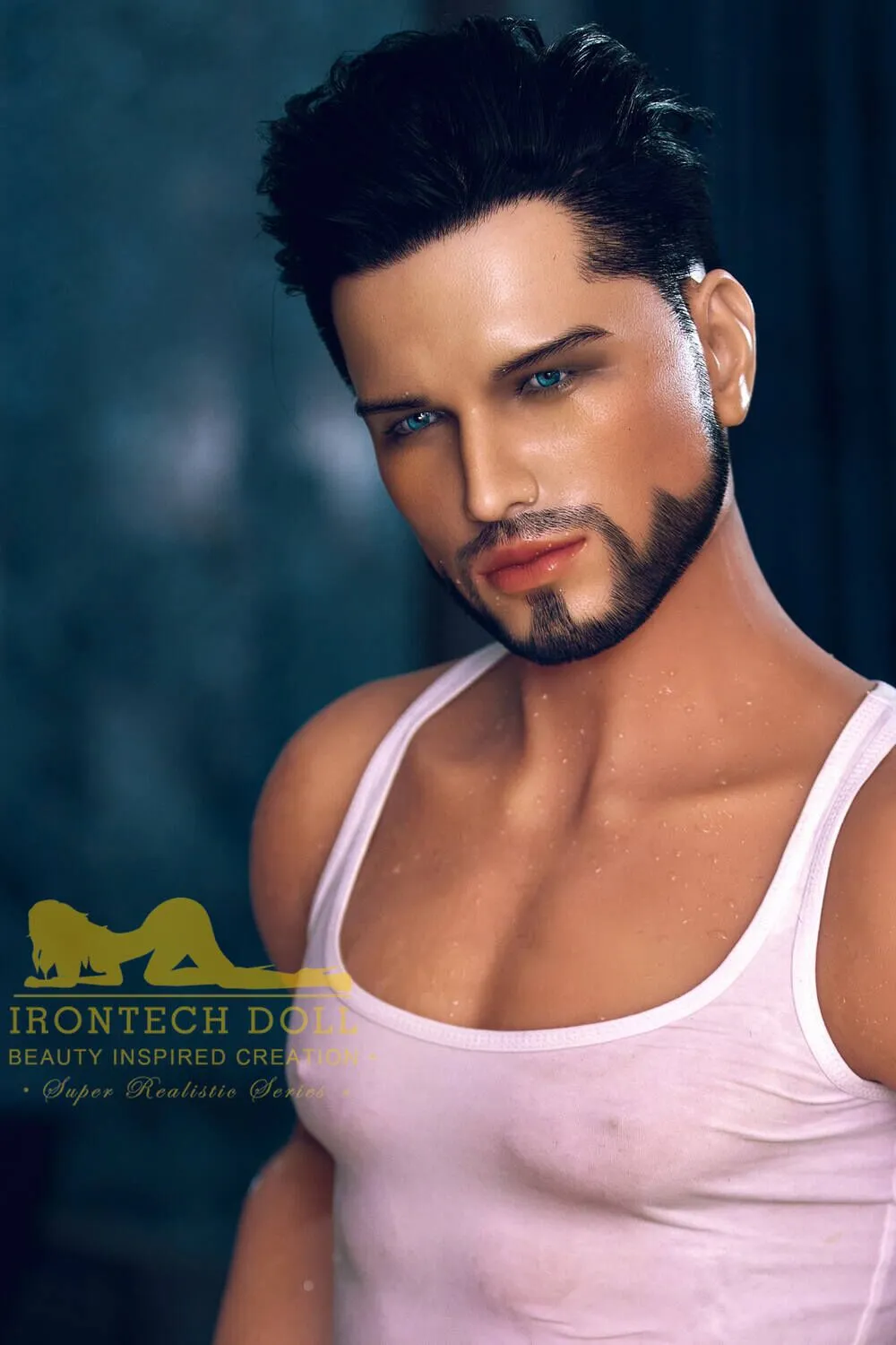 Picture of Irontech Male Doll 162cm/5ft4 Male Silicone Head Sex Doll – Kevin (Tan Skin)