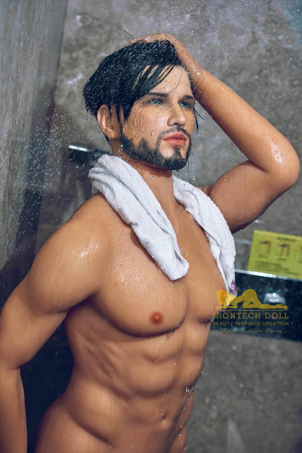 Picture of Irontech Male Doll 162cm/5ft4 Male Silicone Head Sex Doll – Kevin (Tan Skin)